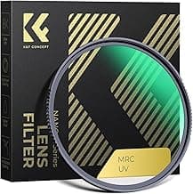 K&F CONCEPT 105mm MC UV Protection Filter with 28 Multi-Layer Coatings HD/Hydrophobic/Scratch Resistant Ultra-Slim UV Filter for 105mm Camera Lens