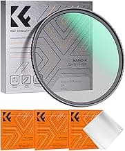K&F CONCEPT 55mm Black Diffusion 1/4 Filter Mist Cinematic Effect Filter with 18 Multi-Layer Coatings for Video/Vlog/Portrait Photography (K-Series)