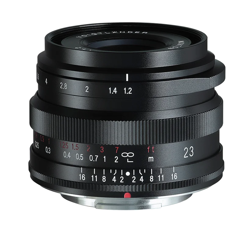 Voigtlander Nokton 23 mm f/1.2 - 35 mm f/1.2 camera lens